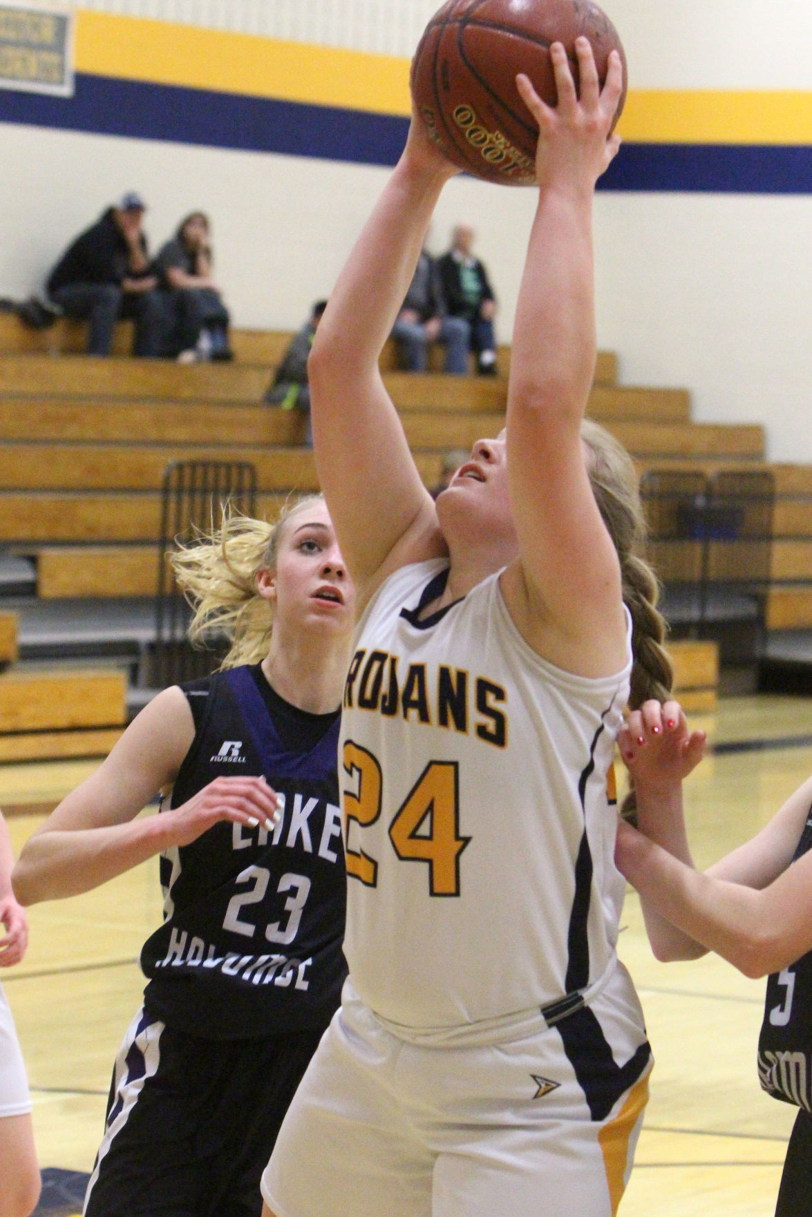 Lake Holcombe at New Auburn girls basketball 2-14-19
